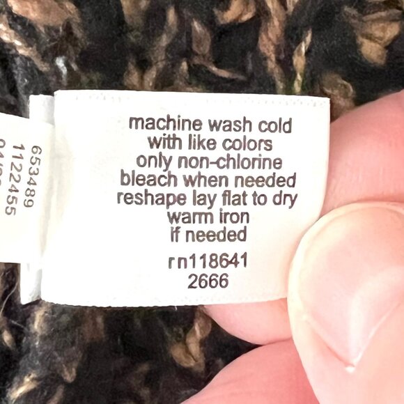 Lane Bryant Plus Size 22/24 V-Neck Tunic Style Over-Sized Sweater Striped EUC! - Picture 8 of 16